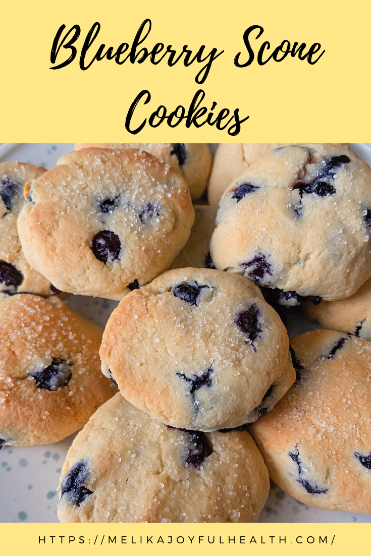Blueberry Scone Cookies