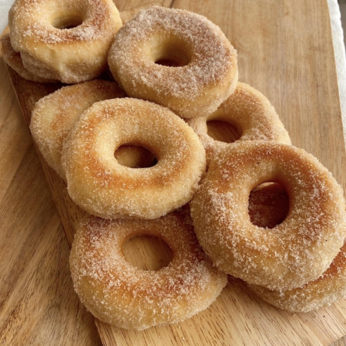 Cinnamon sugar doughnuts
